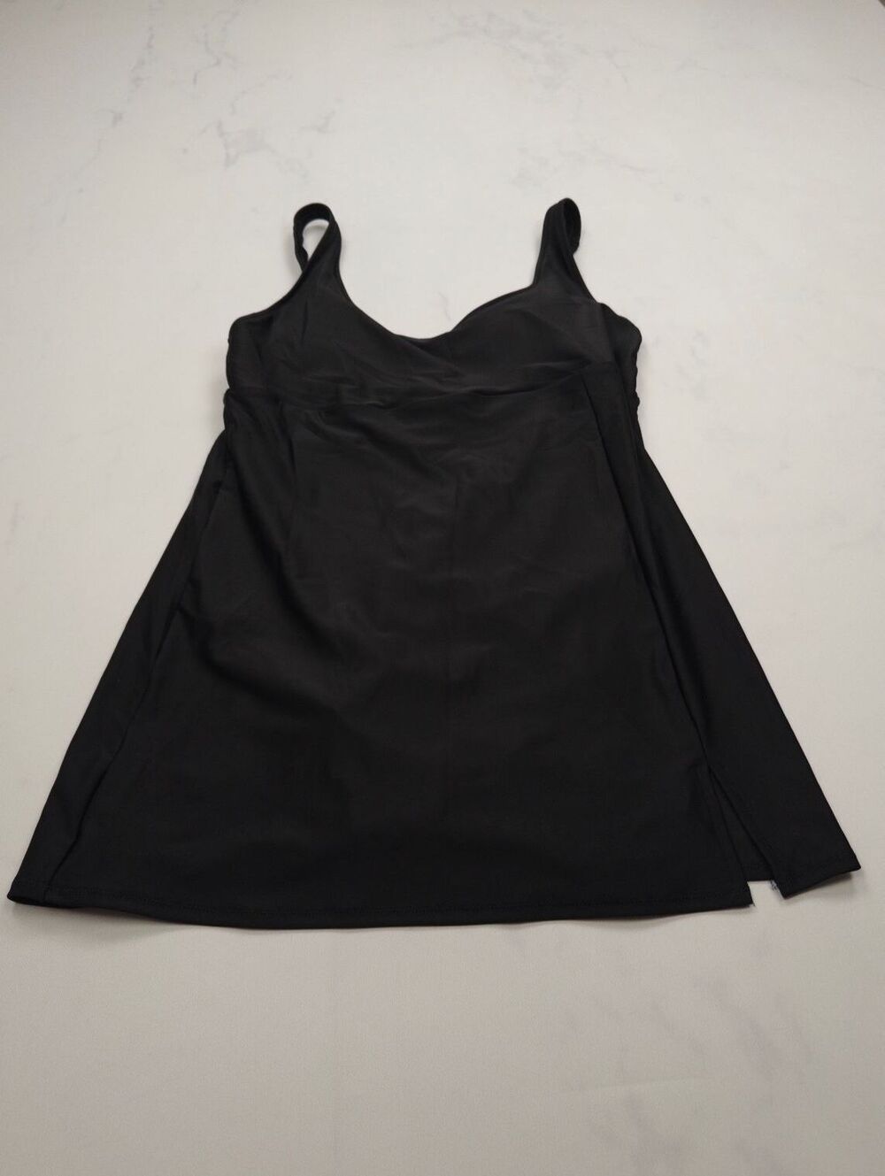 Old Navy Swimdress One Piece Black 2000s Classic Resort - Womens M
